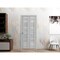 Sartodoors Sliding Closet Bi-fold Doors 60 x 96in, Quadro 4445 Light Grey Oak W/ Frosted Glass, Sturdy Tracks QUADRO4445BF-OAK-6096 - alternate 4
